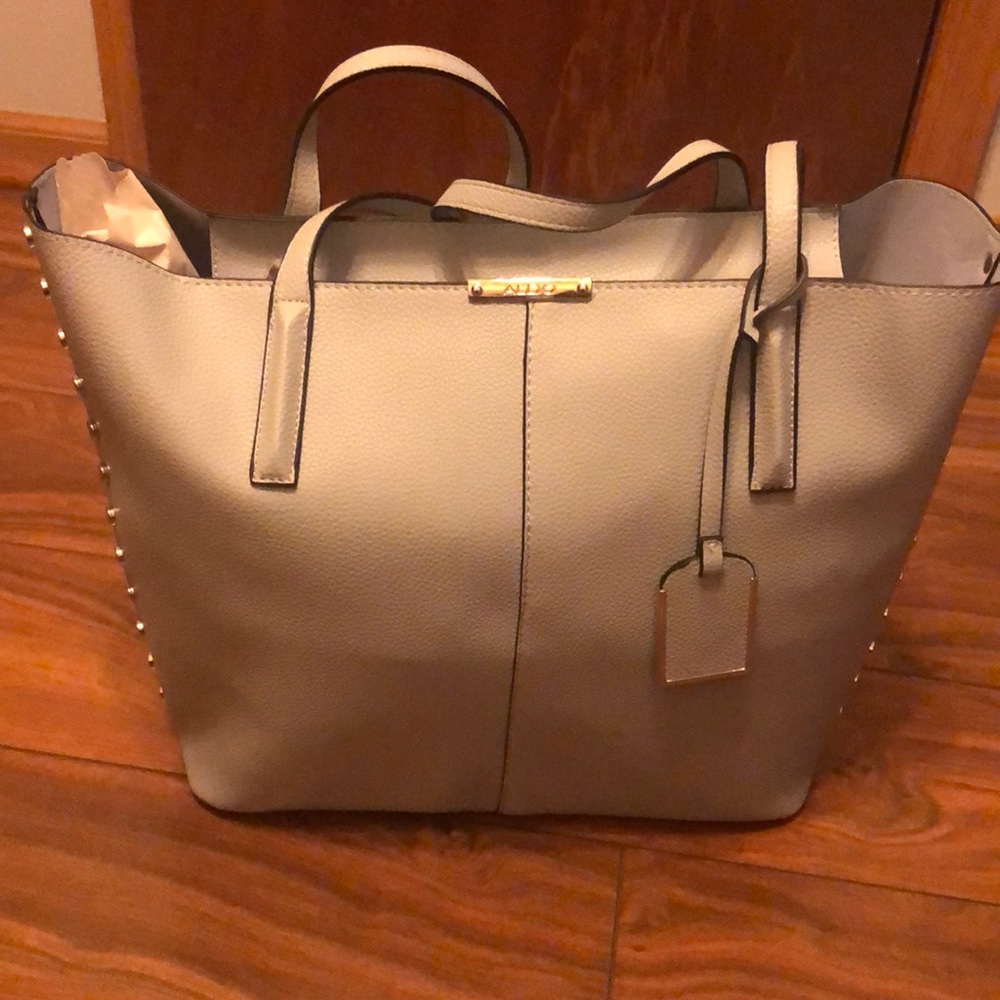 ALDO LIGHT GRAY SHOULDER BAG – BRAND NEW
